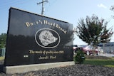 A sign marks the entrance of the Boar's Head processing plant in Jarratt, Va., on Thursday Aug. 29, 2024.