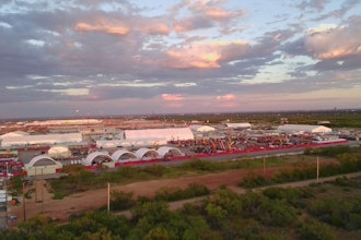 An entrance to the Stargate artificial intelligence data center complex in Abilene, Texas on Monday, Sept. 22, 2025.