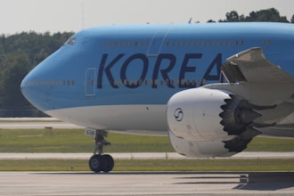 A Korean Air charter plane carrying Korean workers detained in immigration raid at Georgia factory leaves Hartsfield-Jackson International Airport in Atlanta bound for South Korea, Thursday, Sept. 11, 2025.