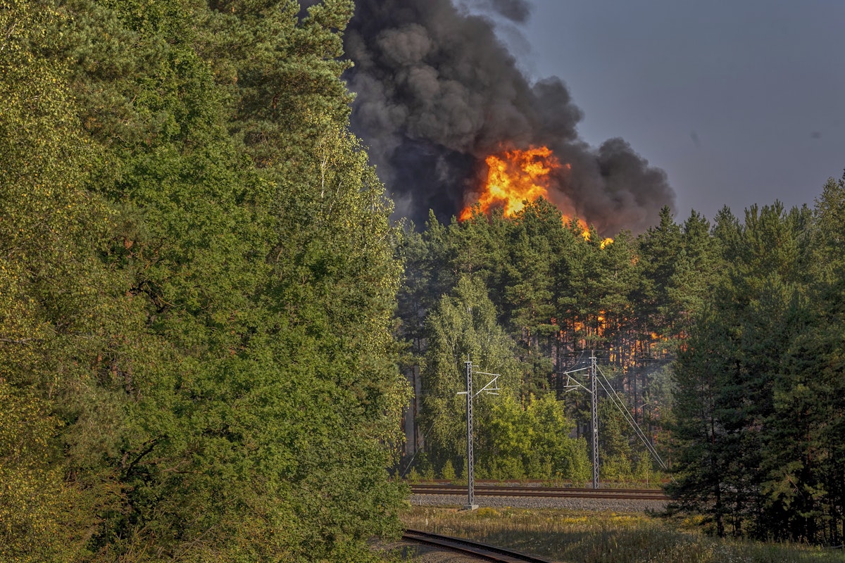 Explosions Heard in Lithuania’s Capital After Railcars Loaded with Liquefied Gas Catch Fire