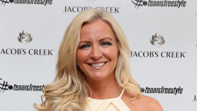 Michelle Mone poses for a picture on June 28, 2014.