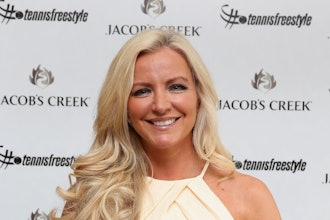 Michelle Mone poses for a picture on June 28, 2014.