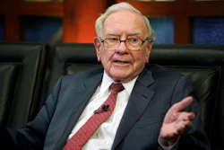 Berkshire Hathaway Chairman and CEO Warren Buffett speaks during an interview with Liz Claman on Fox Business Network's 'Countdown to the Closing Bell,' May 7, 2018, in Omaha, Neb.