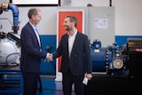 Danfoss Commercial Compressors President Fabio Klein (left) and Palladio Compressors CEO David Candio.