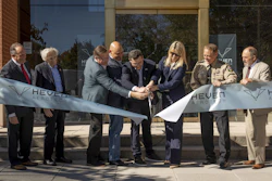 Heven AeroTech's ribbon cutting ceremony.