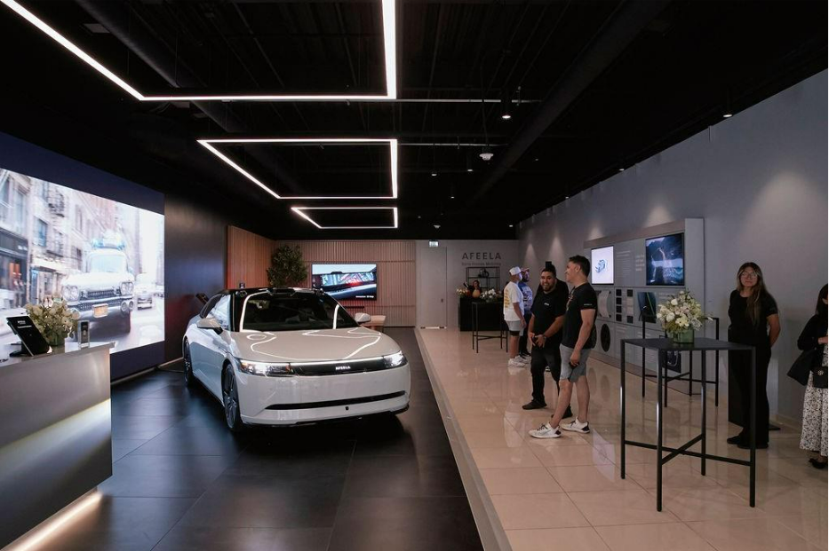 Inside the Sony Honda Mobility Afeela studio.