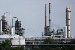A general view of MOL's Danube refinery which produces fuel from Russian crude oil in Százhalombatta, Hungary, on Sept. 27, 2025.