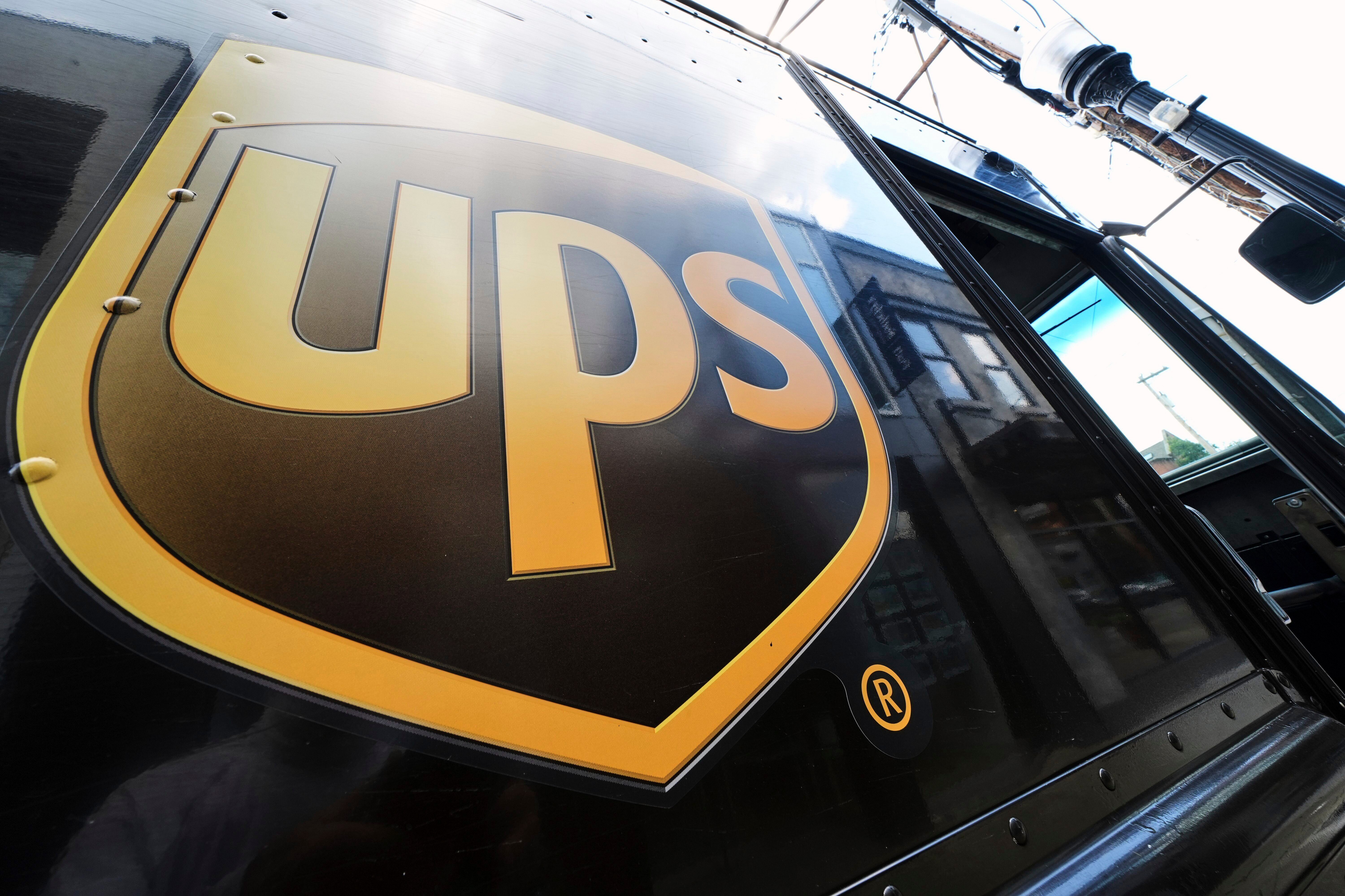 A UPS truck makes deliveries in Pittsburgh on June 25, 2025.