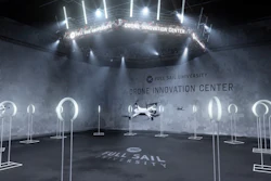 A rendering of the Full Sail University Drone Innovation Center, slated to open in early December 2025.