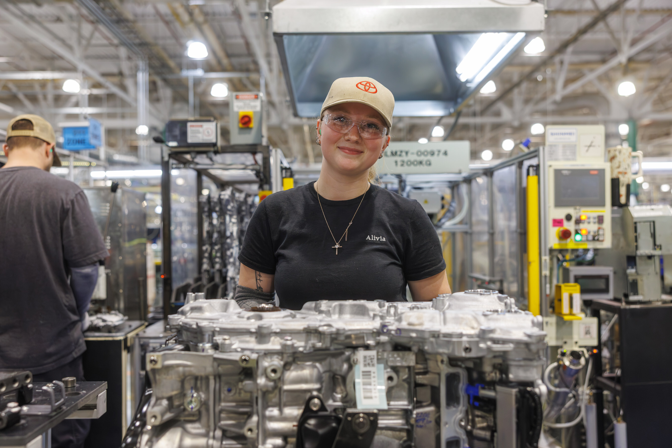 Alivia Luikart, a team member at Toyota West Virginia.