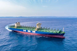 A 13,000 TEU-class container ship built by HD Hyundai Heavy Industries and delivered in 2024