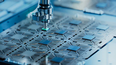 Semiconductor packaging process.