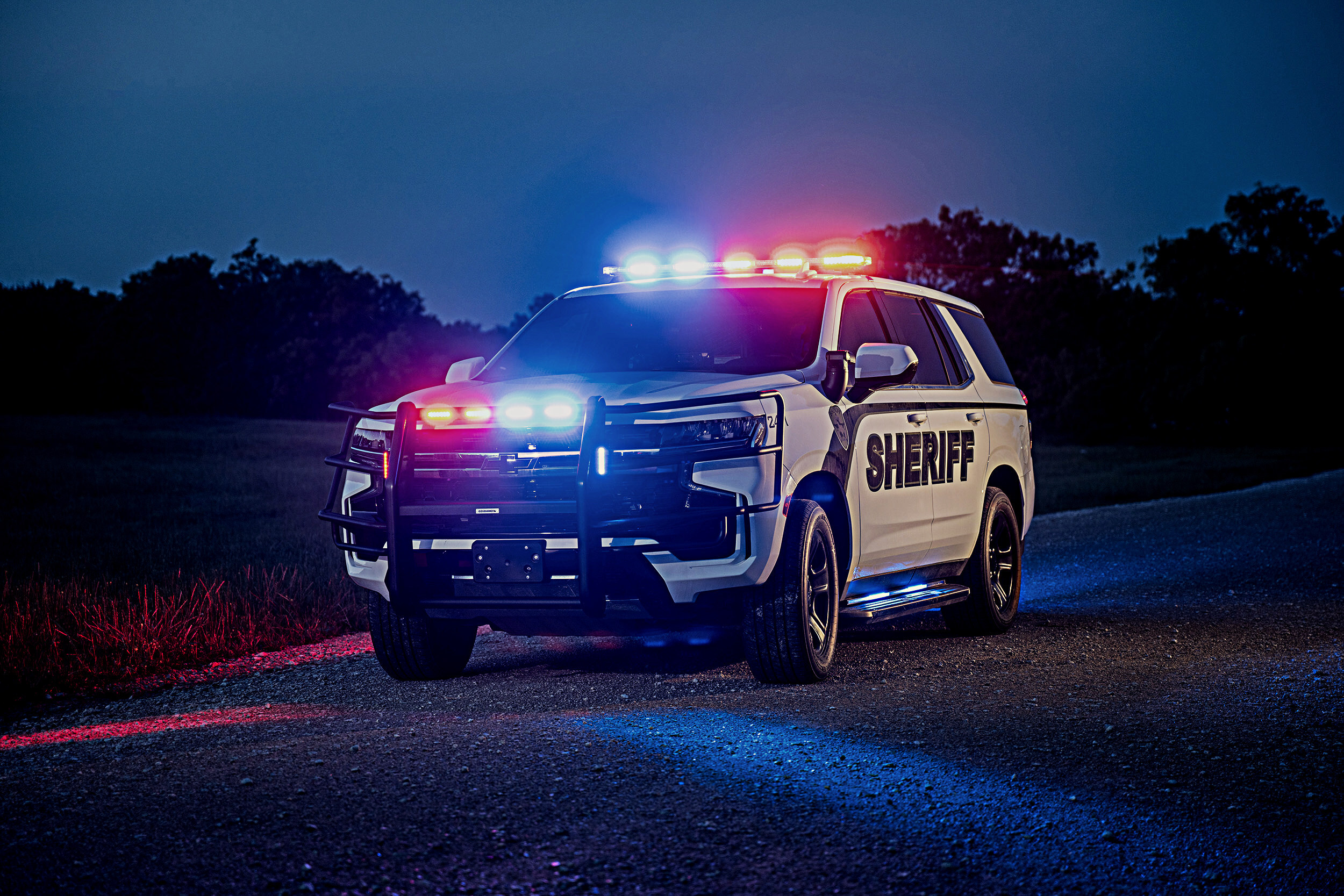 Sheriff's patrol SUV.