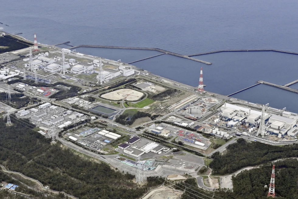 The Kashiwazaki-Kariwa plant in Kashiwazaki, Niigata prefecture, northern Japan, on April 2021.