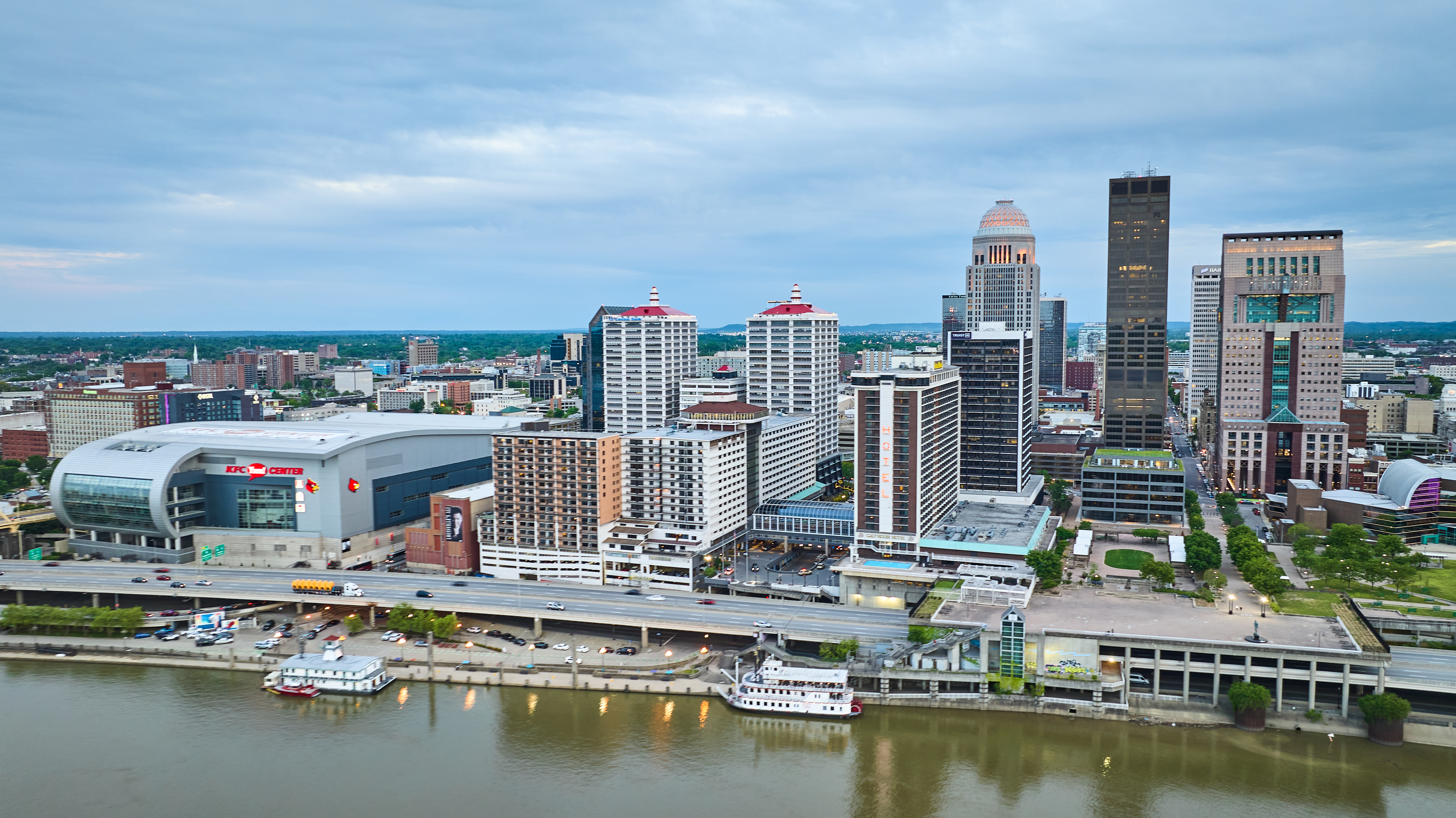 Downtown Louisville.