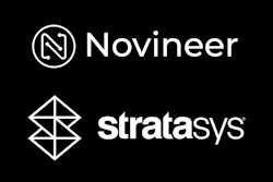 Novineer, Stratasys logos.