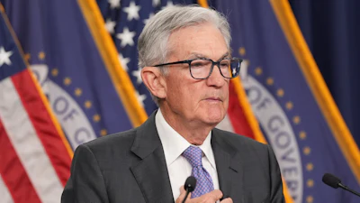 Federal Reserve Chair Jerome Powell at a news conference in Washington, Dec. 10, 2025.