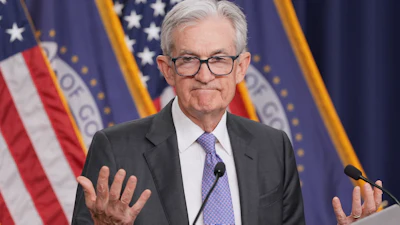 Federal Reserve Chair Jerome Powell speaks at the Federal Reserve, Dec. 10, 2025, Washington.