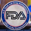 The Food and Drug Administration seal is seen at the Hubert Humphrey Building Auditorium in Washington, April 22, 2025.