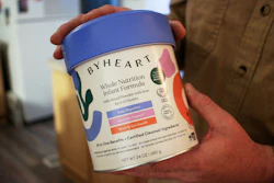 A container of ByHeart baby formula, Flagstaff, Ariz., Nov. 12, 2025.