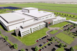 A rendering of the new Lilly facility in Lehigh Valley, Pennsylvania.