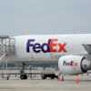 A FedEx cargo plane on the tarmac at Fort Lauderdale-Hollywood International Airport, Fort Lauderdale, Fla., April 20, 2021.