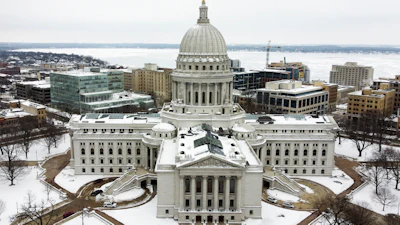This Wisconsin State Capitol is seen on Dec. 31, 2020, in Madison, Wis.