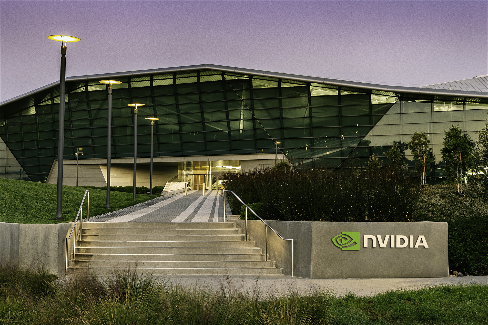 Nvidia Endeavor Building Logo