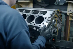GM's Saginaw Metal Casting Operations makes engine blocks and heads used in full-size pickup trucks.