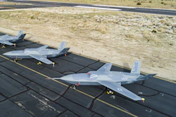 The YFQ-42A Collaborative Combat Aircraft from General Atomics Aeronautical Systems.