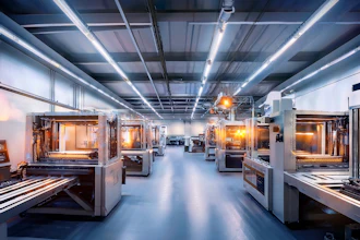 An additive manufacturing factory.