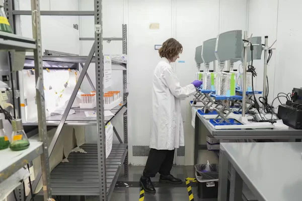 A scientist prepares samples while doing research on PFAS at a U.S. Environmental Protection Agency lab. Understanding of chemicals’ risks has been built on IRIS assessments.