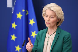 European Commission President Ursula von der Leyen during a media conference at EU headquarters in Brussels, April 15, 2026.