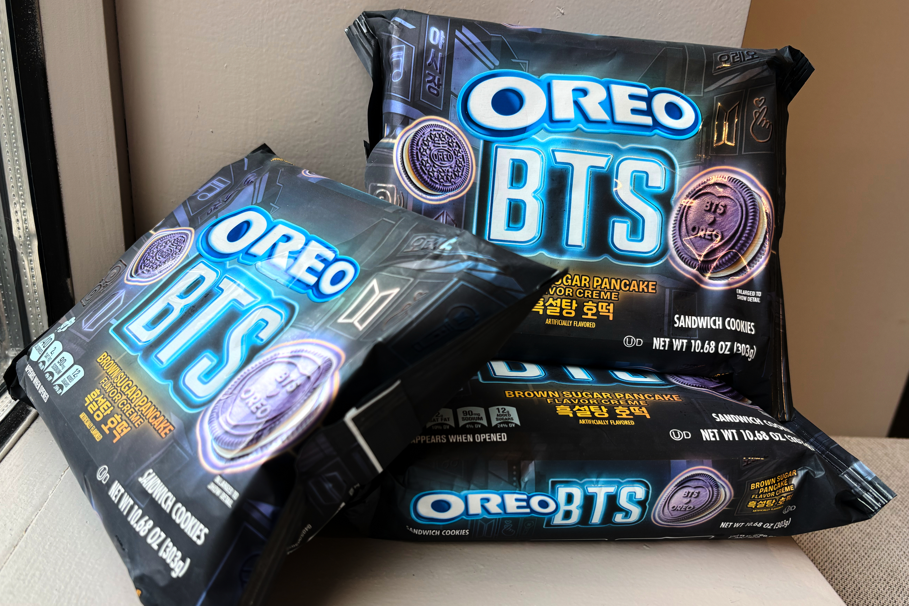 New Oreo and BTS collaboration cookies in New York, May 25, 2026.