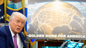 President Donald Trump speaks in the Oval Office of the White House on May 20, 2025, in Washington.