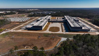 Meta's Stanton Springs Data Center is visible Jan. 13, 2026, in Newton County, Ga.