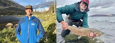 Patrick Bauman, Colter Backcountry founder and CEO (left) and brother Daniel Bauman, chief fishing officer.