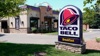 A Taco Bell restaurant in Taylor, Mich., July 14, 2026.