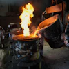 Workers cast bronze bells at the 400-year-old, family-owned Grassmayr bell foundry in Innsbruck, Austria, Friday, July 17, 2026.