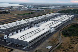 Amazon Web Services data center is visible on Aug. 22, 2024, in Boardman, Ore.