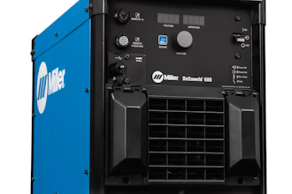 Miller Bobcat 260 portable welding machine with blue exterior and black control panel