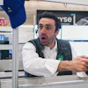 Options trader Paul Magnesio works on the floor of the New York Stock Exchange, Thursday, June 25, 2026.