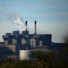 The ArcelorMittal steel plant sits in Fos-sur-Mer, southern France, Monday, Nov. 7, 2022.