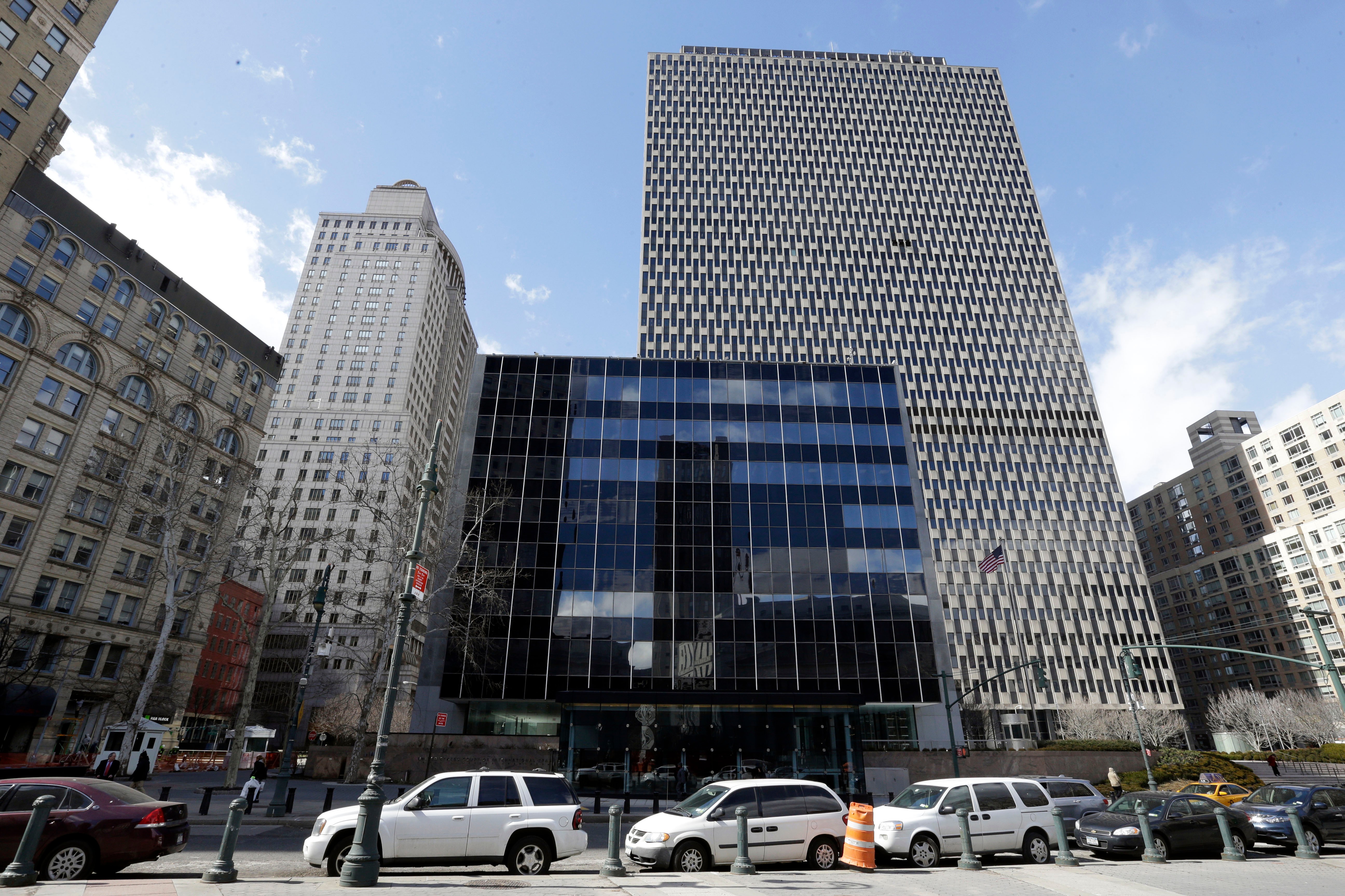 The United States Court of International Trade is seen in front of the Jacob K. Javits Federal building in this, March 18, 2015 photo, in New York.