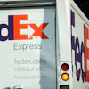 A FedEx delivery van, Sept. 13, 2023, Denver.
