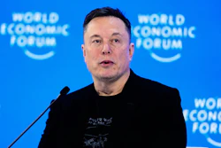 Elon Musk attends the annual meeting of the World Economic Forum in Davos, Switzerland, Jan. 22, 2026.