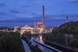 J.H. Campbell, a coal-burning power plant, operates in West Olive, Mich., Tuesday, May 19, 2026.