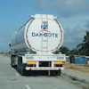 A Dangote fuel truck is parked near the Dangote Refinery in Lagos Nigeria, Wednesday, Sept. 16, 2026.