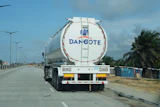 A Dangote fuel truck is parked near the Dangote Refinery in Lagos Nigeria, Wednesday, Sept. 16, 2026.
