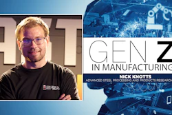 Professional portrait of Nick Knotts from Advanced Steel Processing and Products Research Center promoting Gen Z in Manufacturing initiative